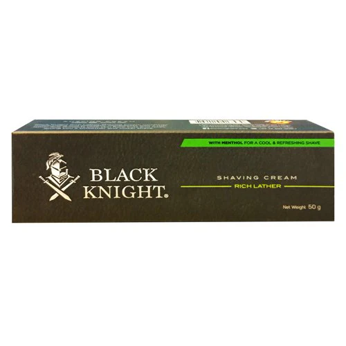 Black Knight, Shaving Cream, Rich Lather - 50g