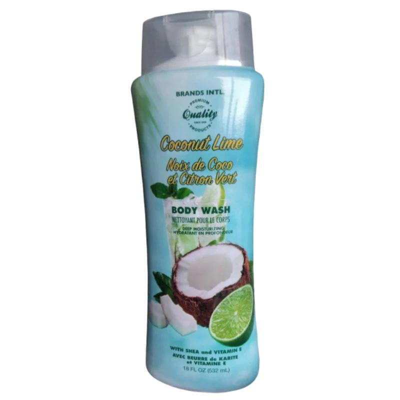 Brand Intl. Premium Quality Coconut Lime Body Wash 532ml