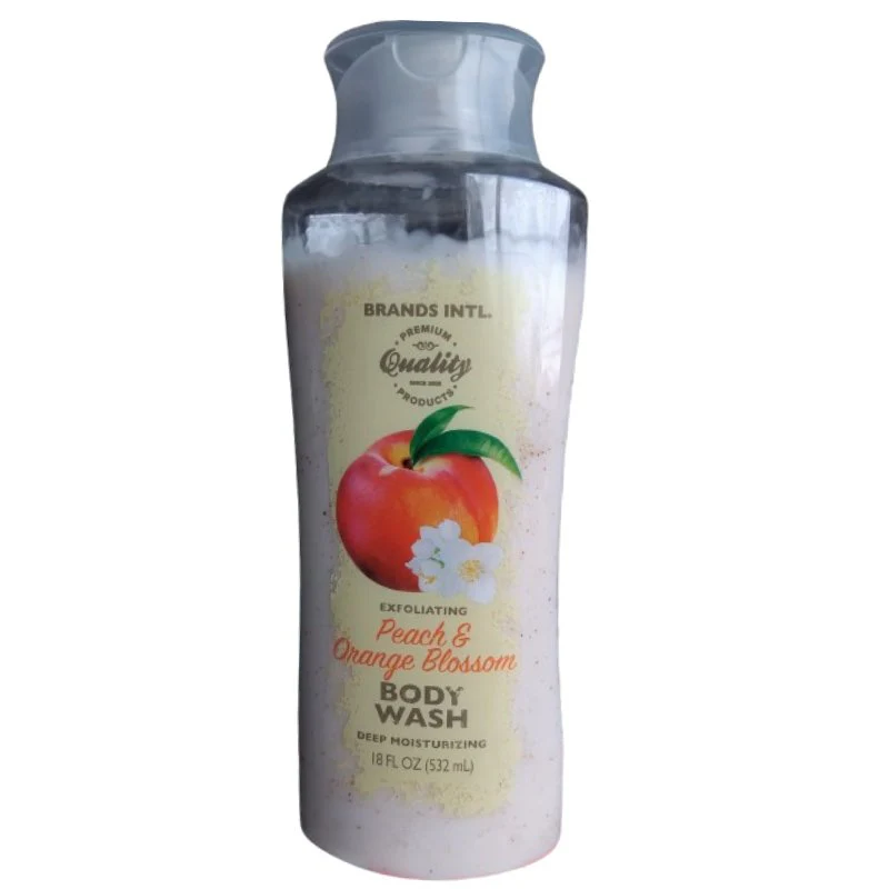 Brands Intl. Exfoliating Peach & Orange Blossom Deep Moisturizing Body Wash 532ml
