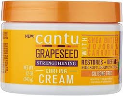 Cantu Grapeseed Curling Cream - 340g