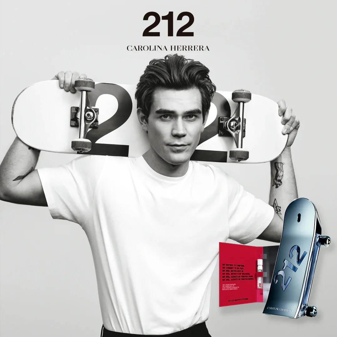 Carolina Herrera Men's 212 Heroes Forever Young EDT 90ml