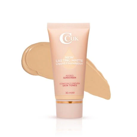 CCUK New Lasting Matte Liquid Foundation ( LF 14 Porcelain ) 30ml