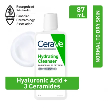 Cetaphil Hydrating Cleanser ( For Normal To Dry Skin ) 87ml
