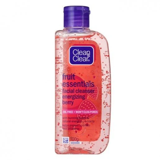 Clean And Clear Fruit Essentials Facial Cleanser Energizing Berry Face Wash -100ml