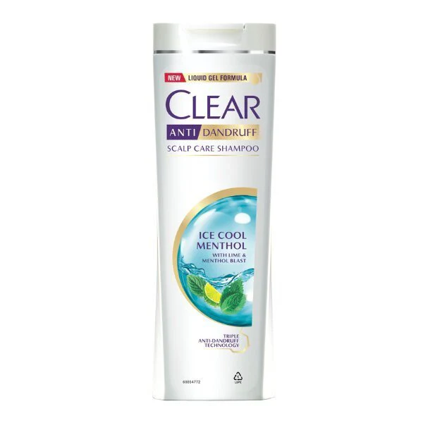 Clear Anti-Dandruff Ice Cool Menthol Shampoo 180ml