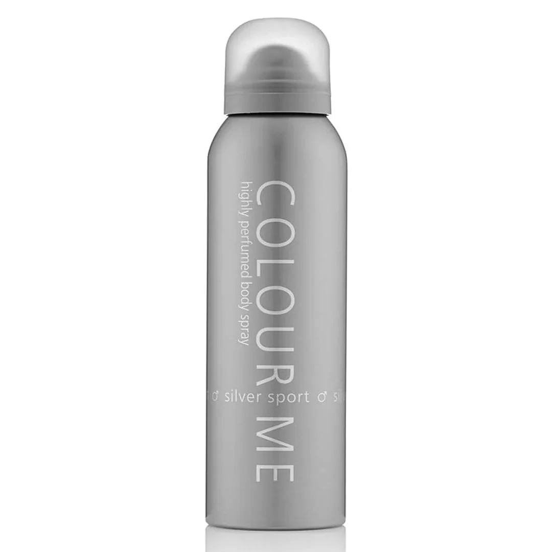 Colour Me Silver Sport Highly Perfumed Body Spray - 150ml