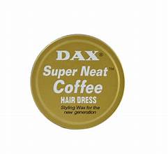 Dax Super Neat Coffee Hair Dress Styling Wax 99g