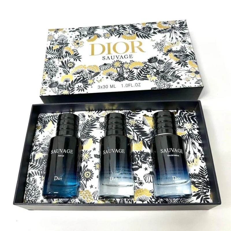 Dior Sauvage Gift Pack For Men 3x30ml ( A Grade )