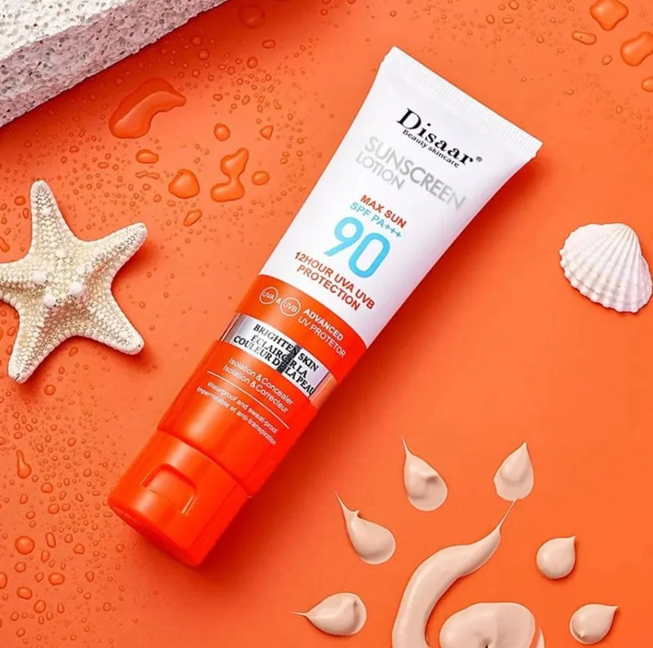 Disaar Sunscreen Lotion Brighten Skin Spf 90 -50ml