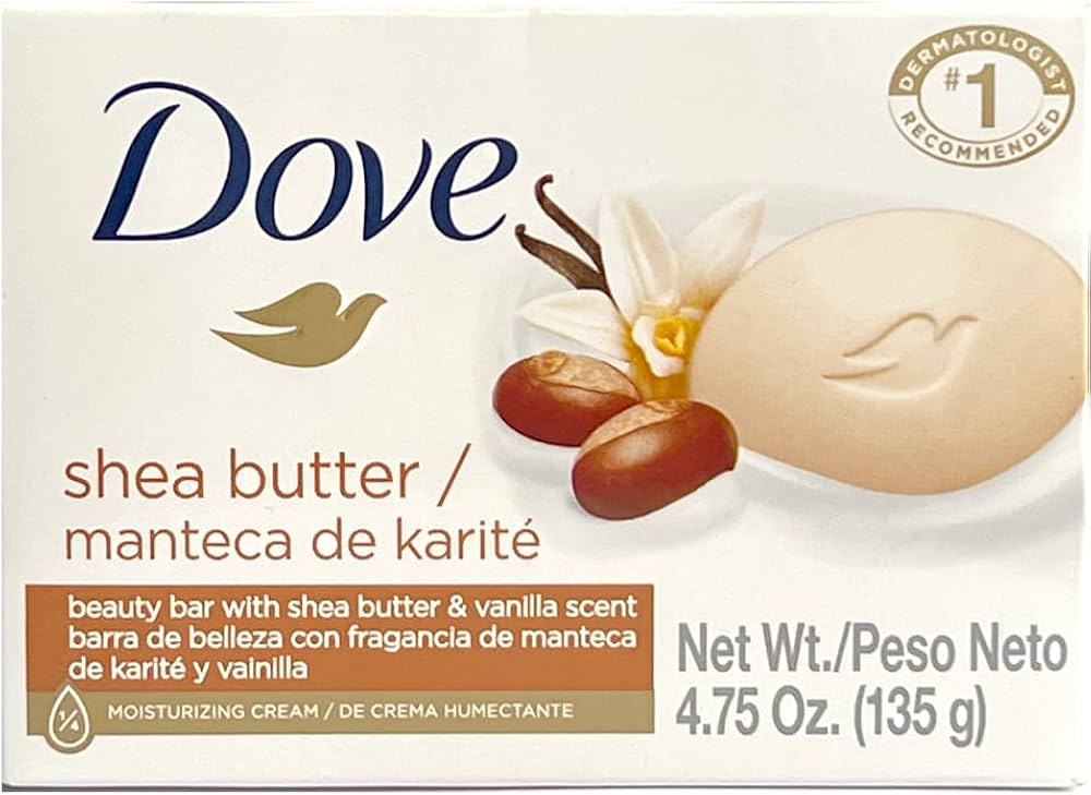 Dove Beauty Bar with Shea Butter & Vanilla Scent - 135g