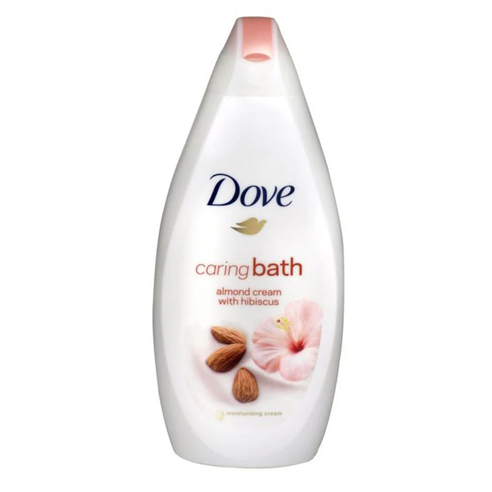 Dove Caring Cream Bath Almond Milk & Hibiscus Scent - 750ml