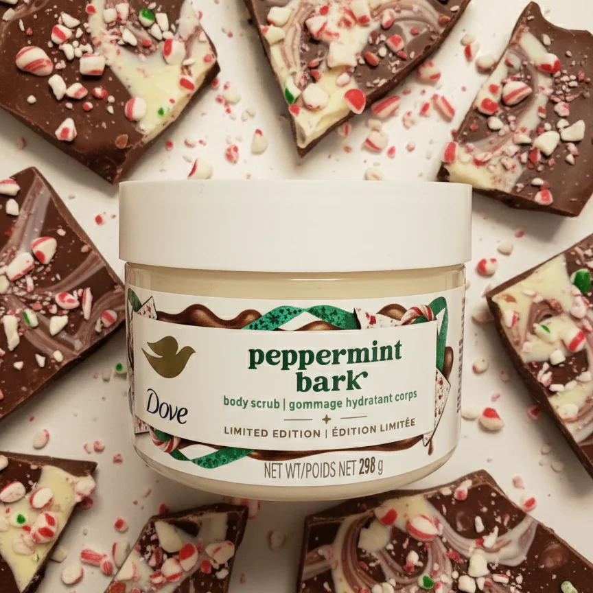 Dove Peppermint Bark Body Scrub 298g