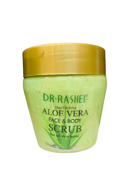 Dr. Rashel Face & Body Aloevera Scrub 225ml