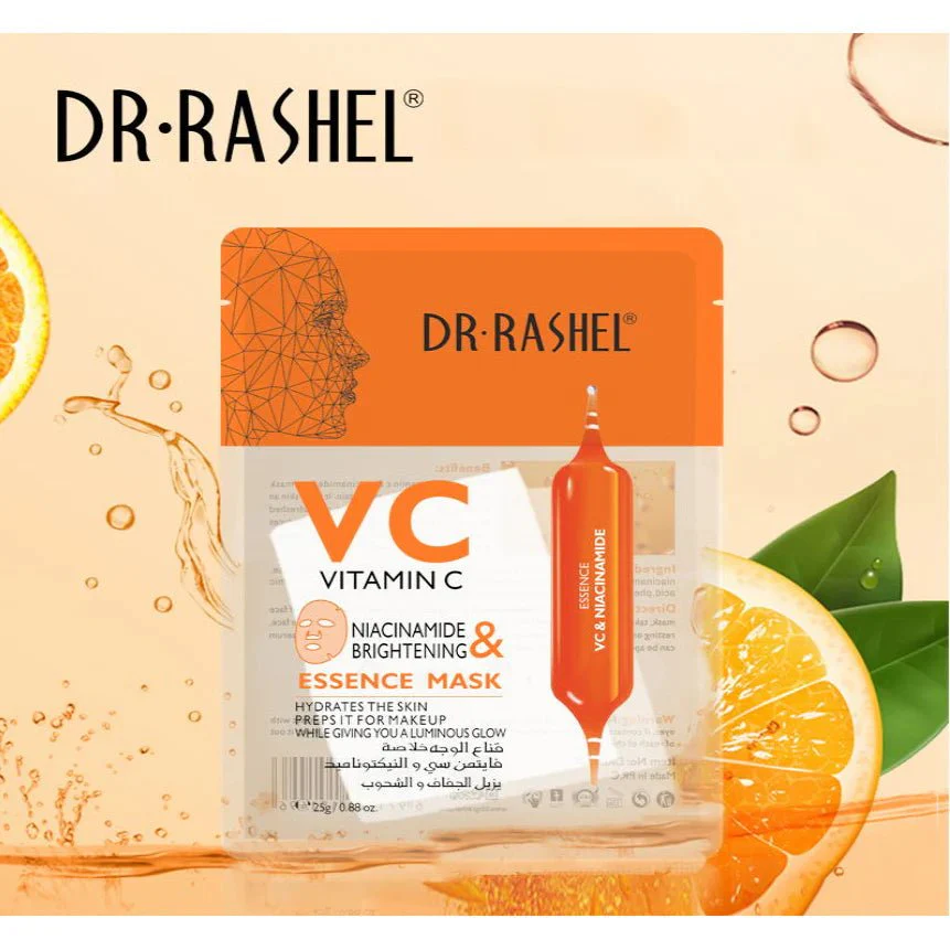 Dr. Rashel VC Vitamin C Niacinamide & Brightening Essence Face mask 25g