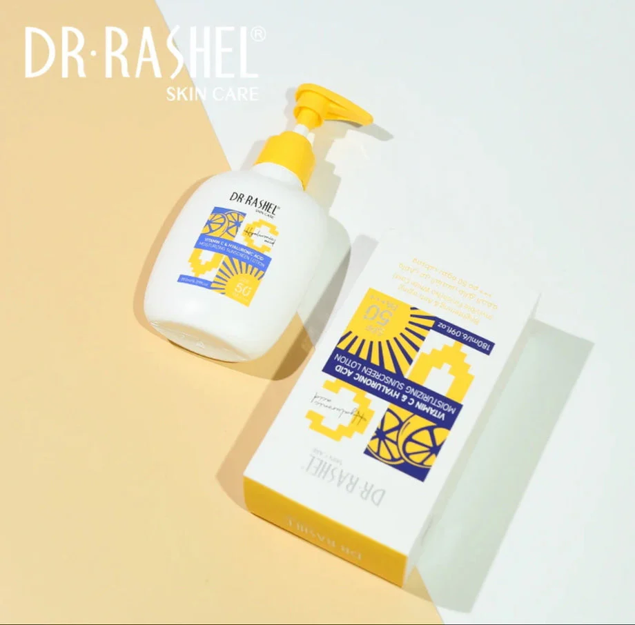 Dr Rashel Vitamin C & Hyaluronic Acid Sunscreen Lotion 180ml