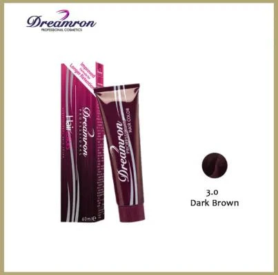 Dreamron Professional Hair Color 3.0 Dark Brown - 60ml4796000731254
