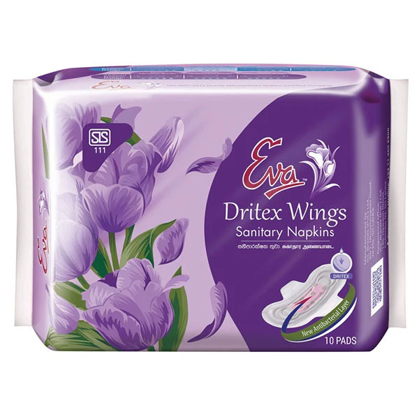 Eva Dritex Wings 10 Sanitary Napkins