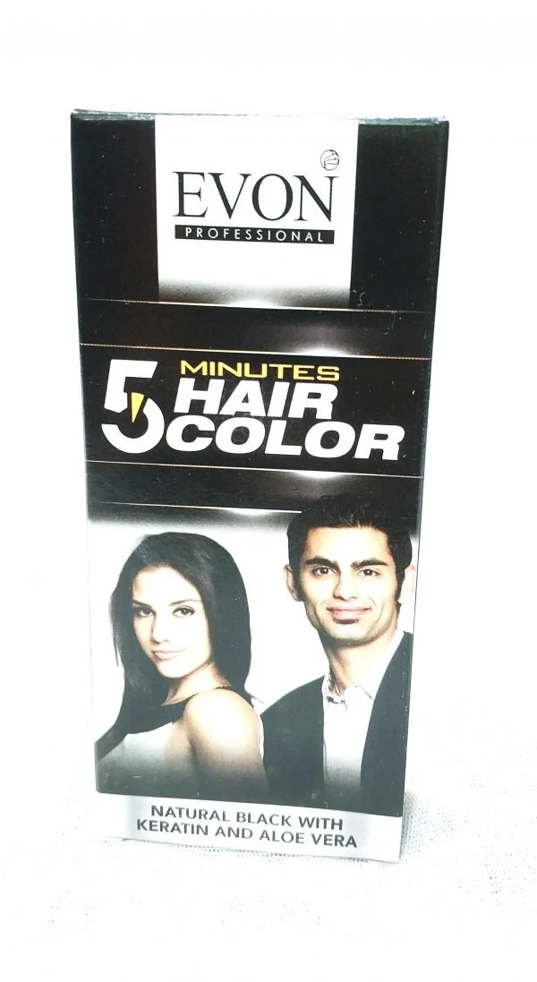 Evon 5 Minute Hair Color 1.0 Black 20ml