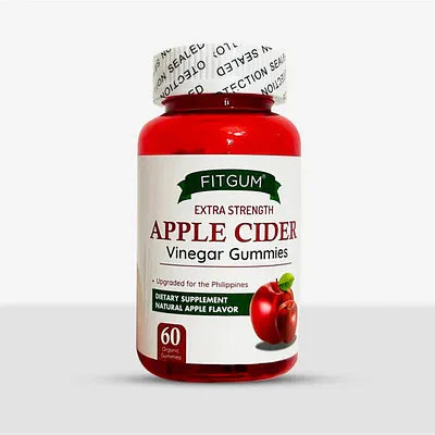 Fitgum Extra Strength Apple Cider Vinegar Gummies 60 Gummies - Image 2