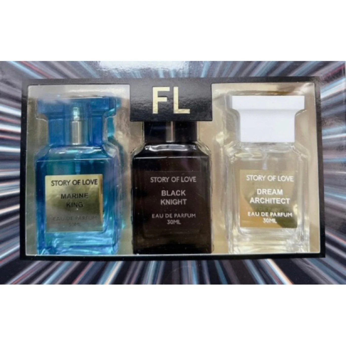 FL Men 3 In 1 (L386) Perfume Gift Pack ( A Grade )