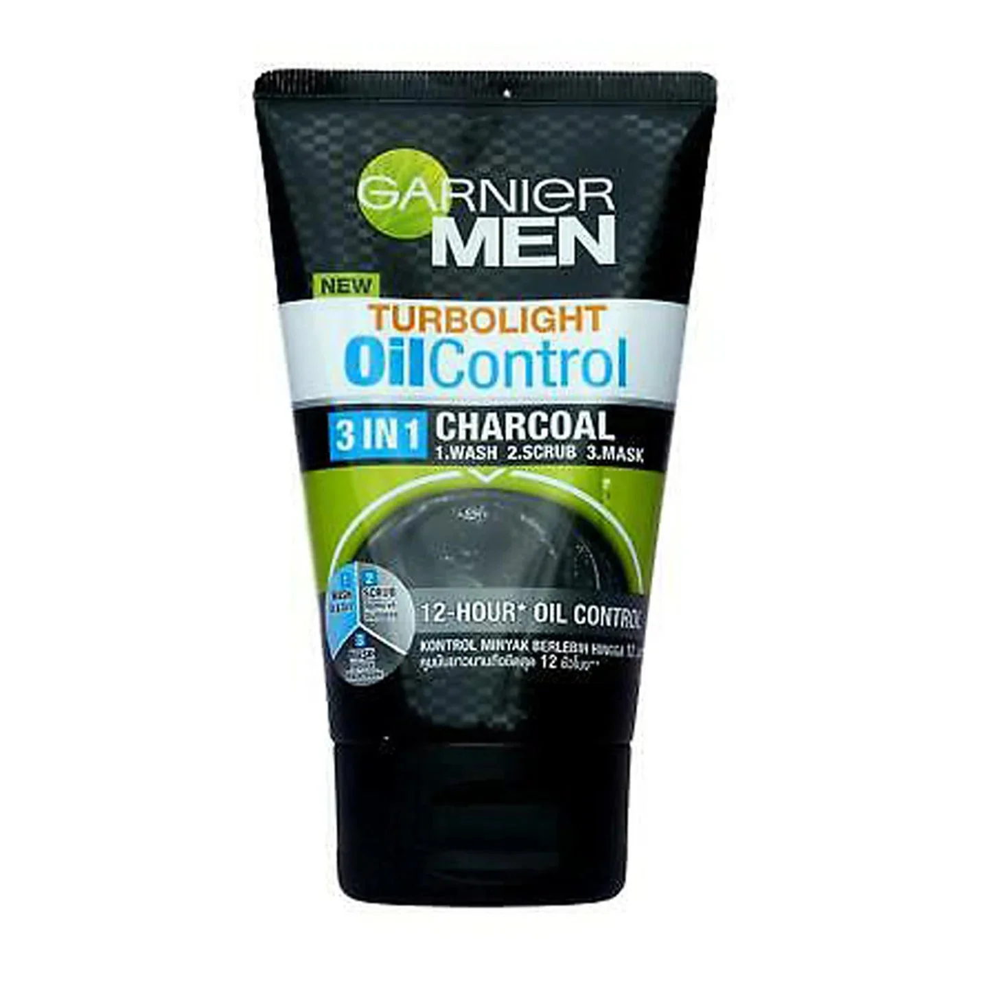 Gariner Men Oil Control Charcoal 3 In 1 Face Wash