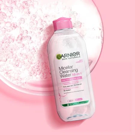 Garnier Micellar Cleansing Water All in -1 ( Even For Sensitive Skin )400ml - Image 2