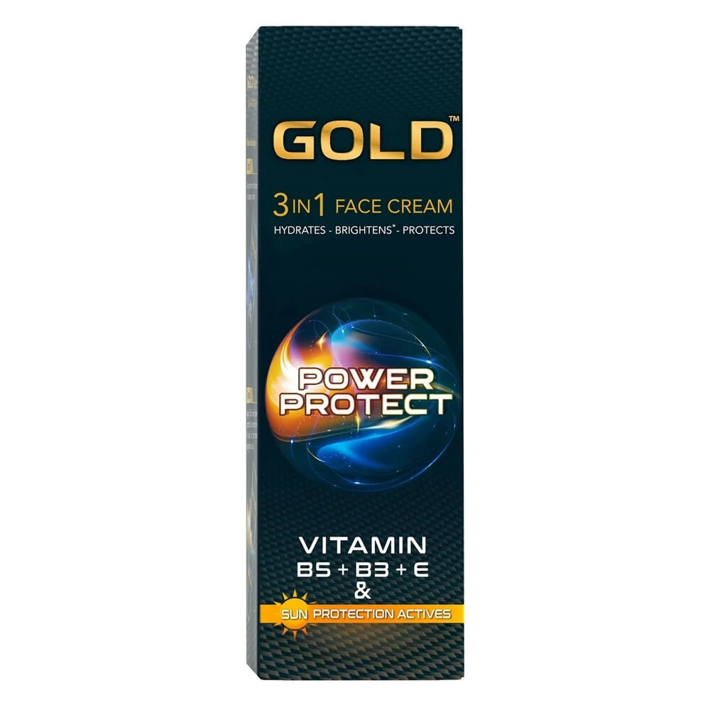 GOLD 3 in 1 Power Protect Face Cream - 25g