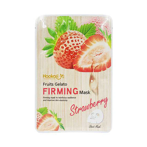 Haokali Fruits Gelato Firming Strawberry Sheet Mask