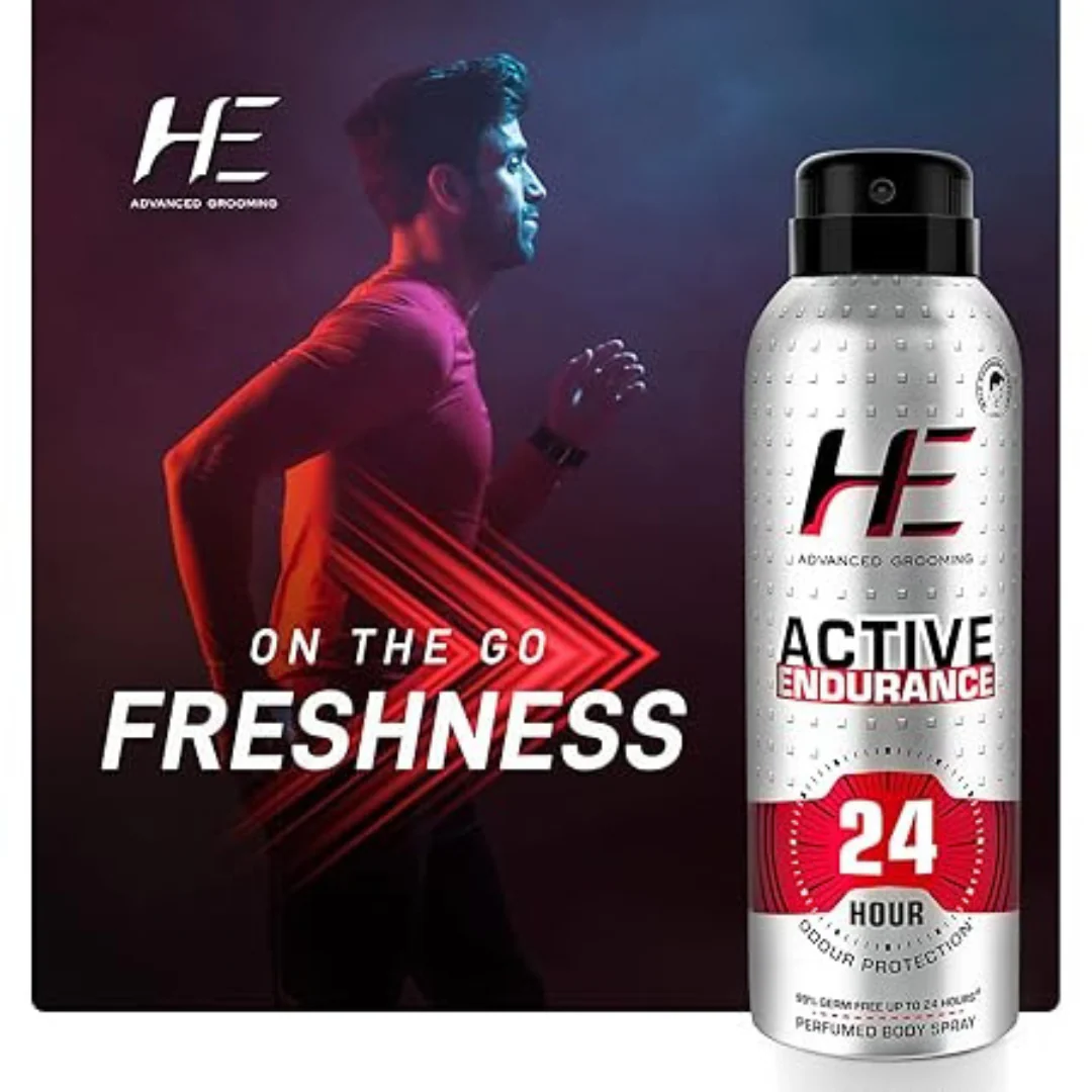 HE Active Endurance 24 Hour Body Spray 150ml - Image 2