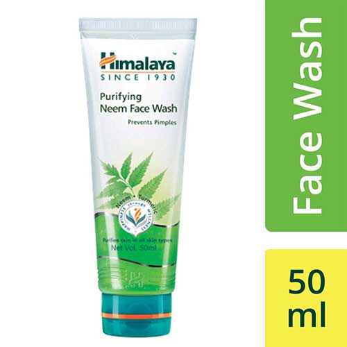Himalaya Purifying Neem Facewash, 50ml LL