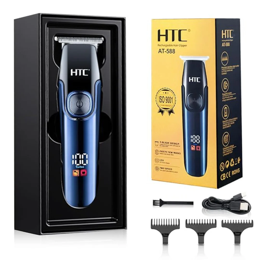 HTC Rechargeable Hair Clipper AT-588