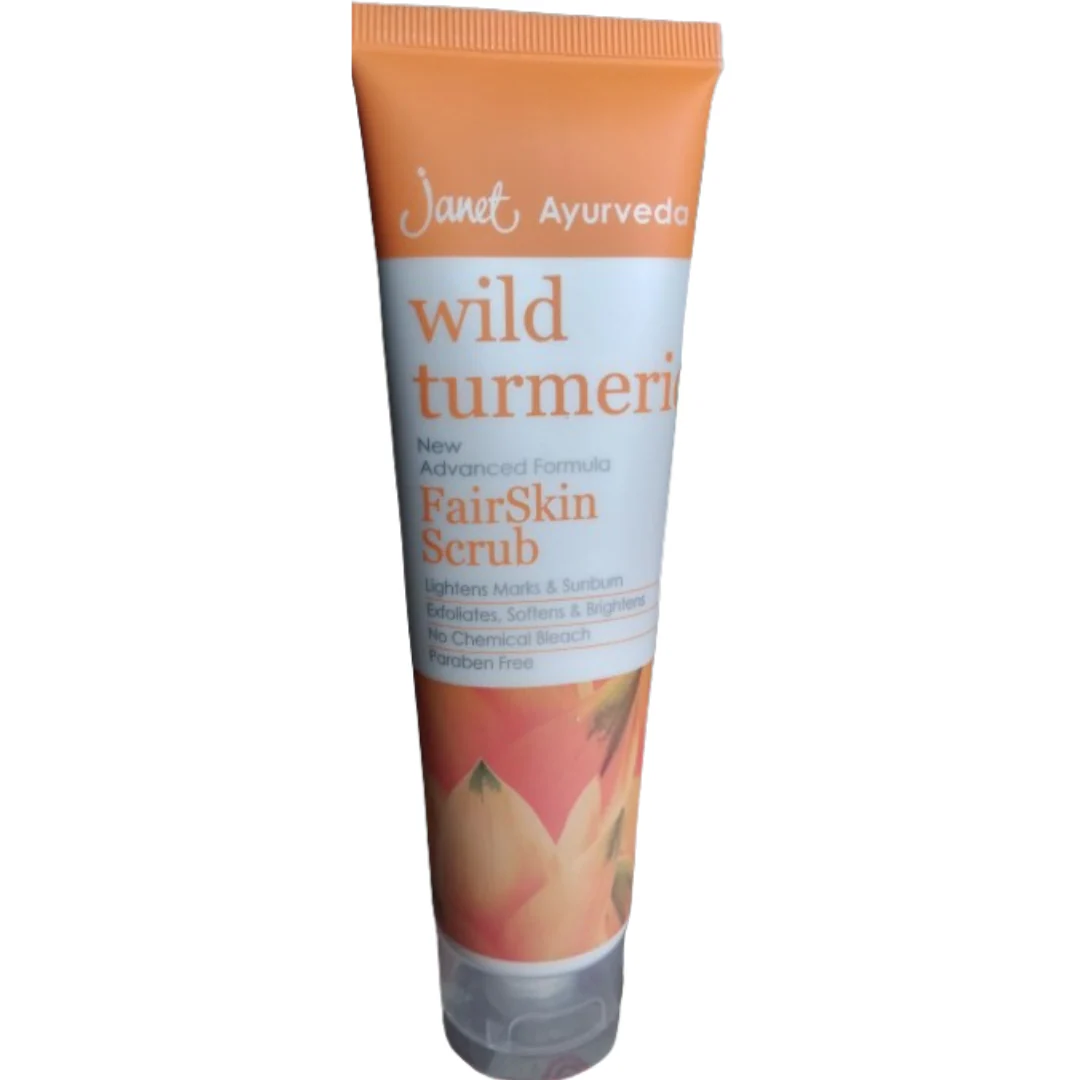 Janet Ayurveda Wild Turmeric Fair Skin Scrub 100ml