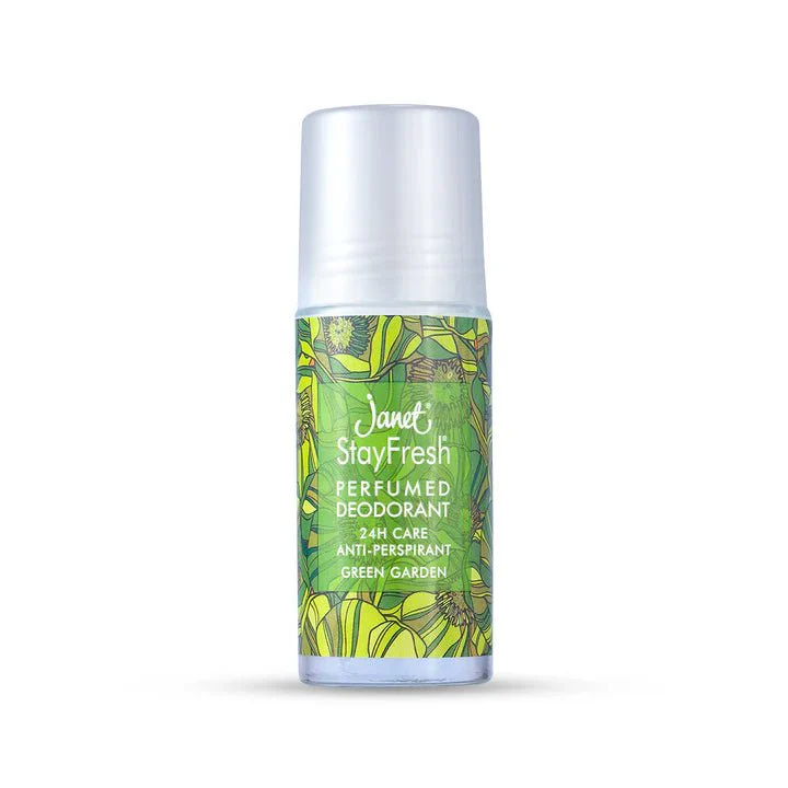 Janet Stay Fresh Perfumed Deodorant Green Garden 50ml
