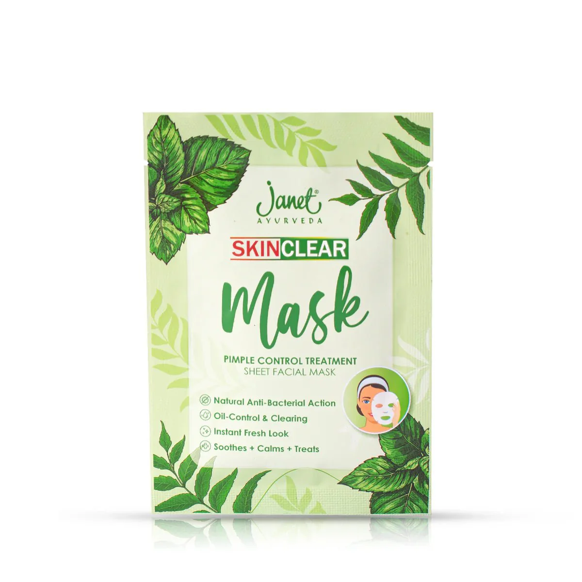 Janet Pimple Control Face Mask - 25ml