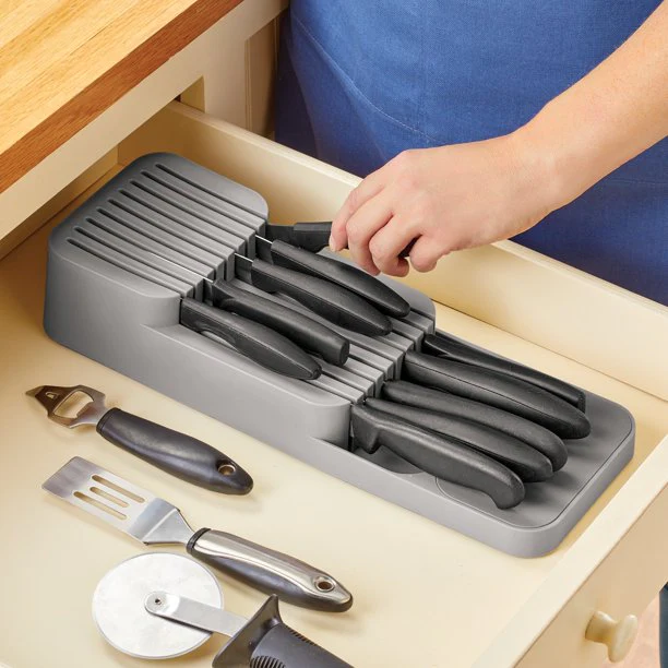 Kitchen Compact 2-Tier Knife Organizer