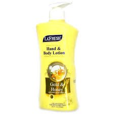 La Fresh Hand & Body Lotion Gold & Honey- 550ml