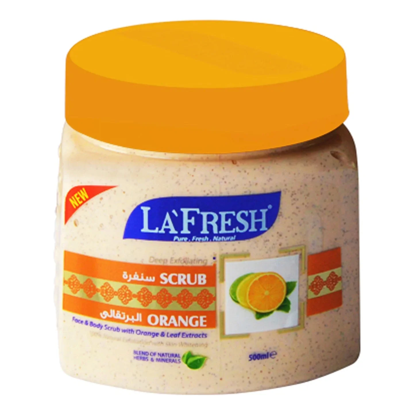 La Fresh Orange Face & Body Scrub 500ml