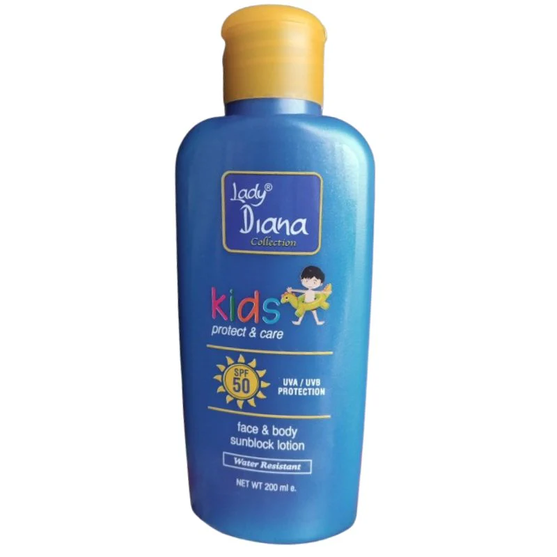 Lady Diana Kids Protect & Care Sunscreen 50SPF 200ml