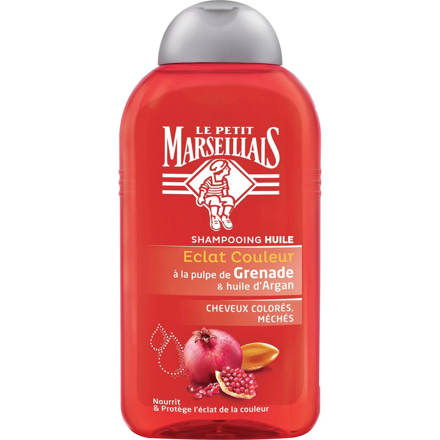 Le Petit Marseillais Eclat Couleur Shampooing Huile de Grenade + Argan 250 ml