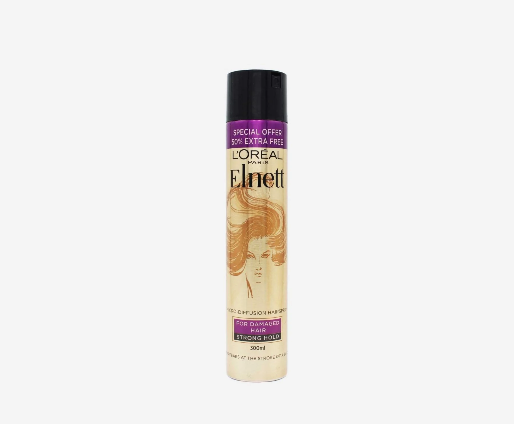 Loreal Paris Elnett For Damaged Hair Strong Hold 300ml