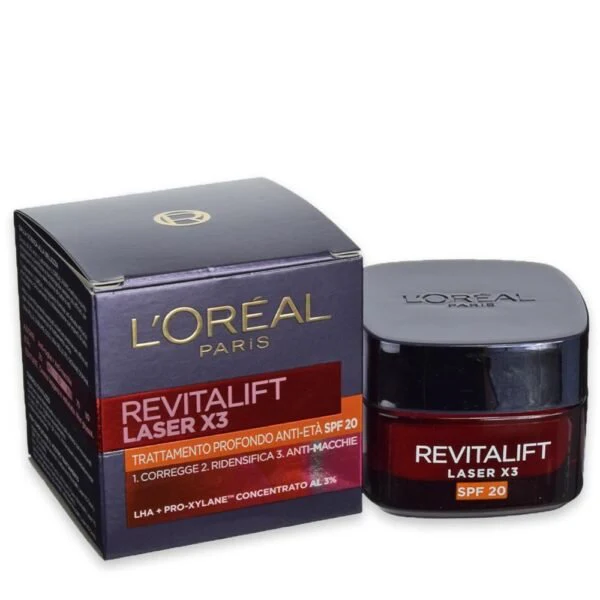l'oreal Paris Revitalift Laser x3 Trattamanto Profondo Anti-era SPF20