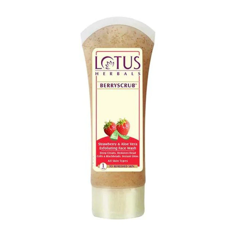 Lotus Herbals Strawberry and Aloe Vera Face Wash - 120g