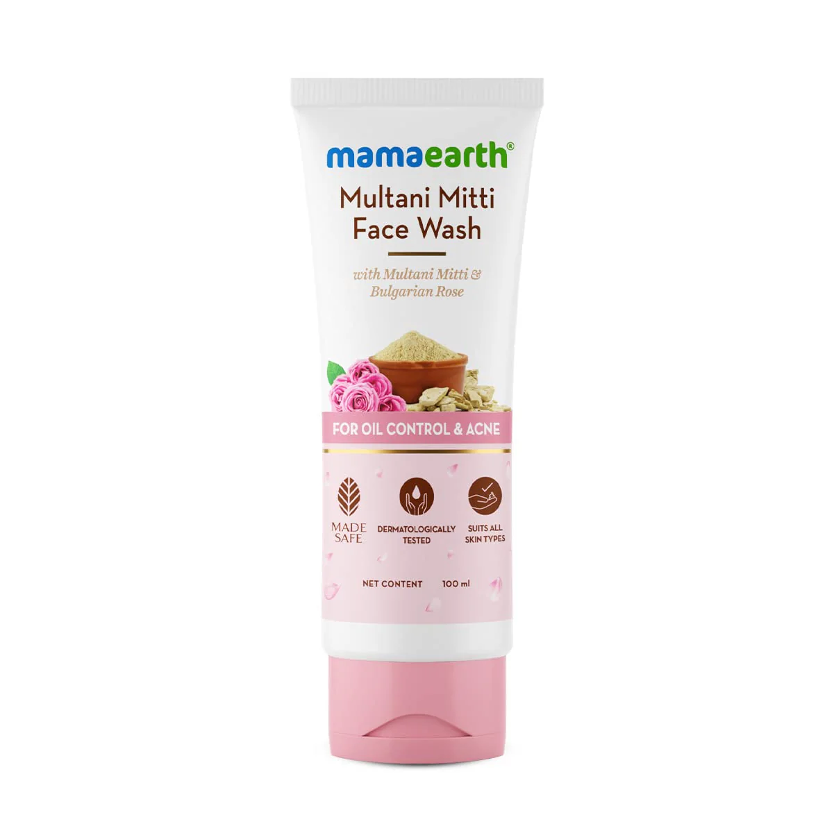 Mama Earth Multani Mitti Face Wash - 100ml