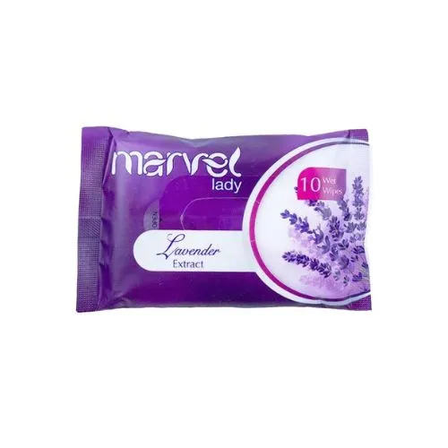 Marvel Lady Lavender Extract 10 Wet Wipes