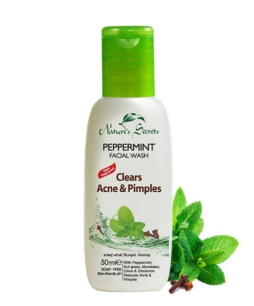Nature's Secrets Peppermint Facial Wash - 50ml