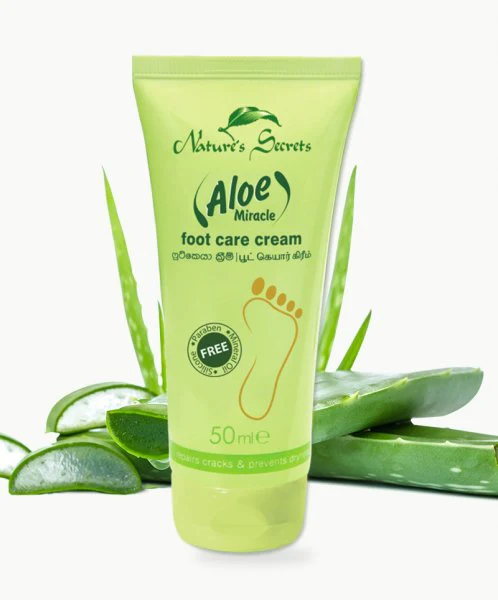 Nature's Secrets Aloe Miracle Foot Care Cream - 80ml
