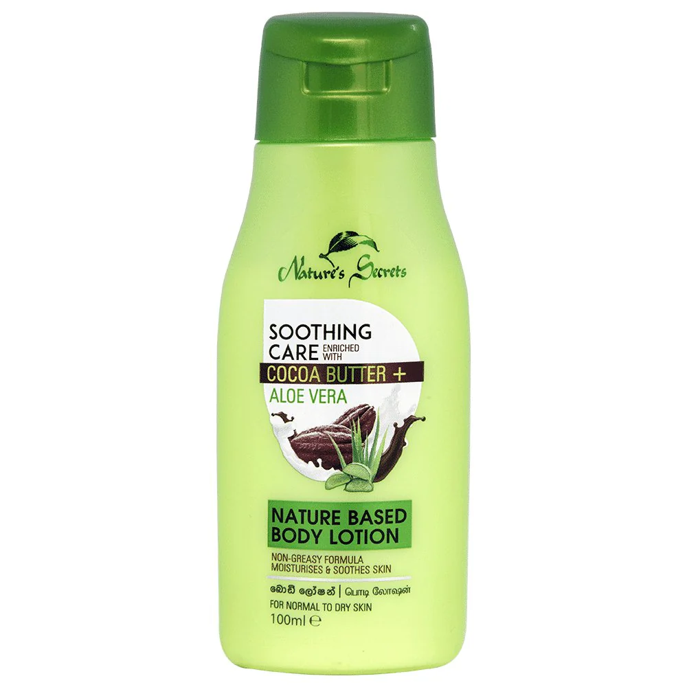 Nature's Secrets Cocoa Butter + Aloe Vera Nature Based Body Lotion - 100ml