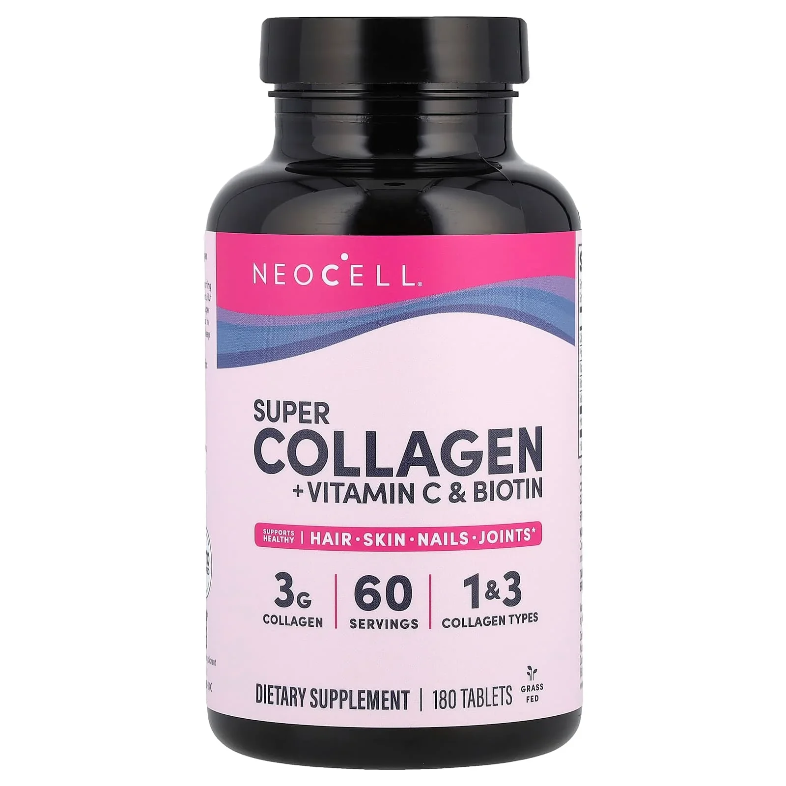 Neocell Laboratories, Super Collagen + Vitamin C & Biotin, 180 Tablets