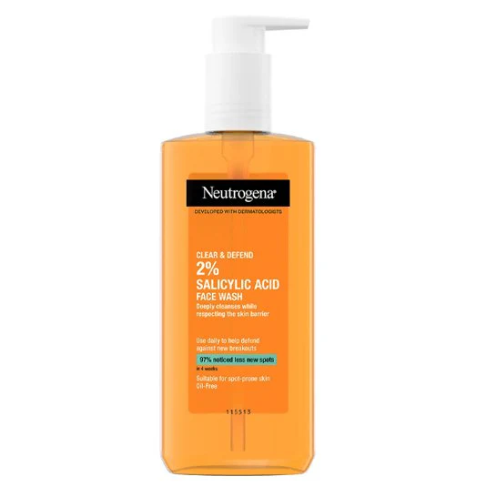 Neurogena 2% Salicylic Acid Face Wash -200ml