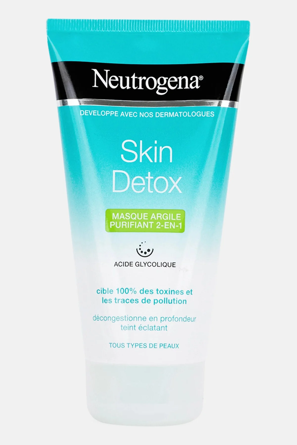 Neutrogena skin detox purifying clay mask 2 in 1 150 ml